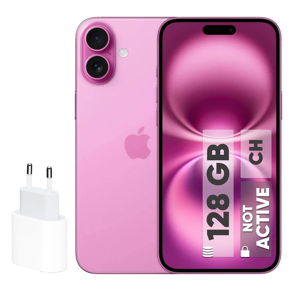 گوشی موبایل اپل مدل iPhone 16 Plus CH دو سیم کارت ظرفیت 128 گیگابایت و رم 8 گیگابایت - به همراه شارژر