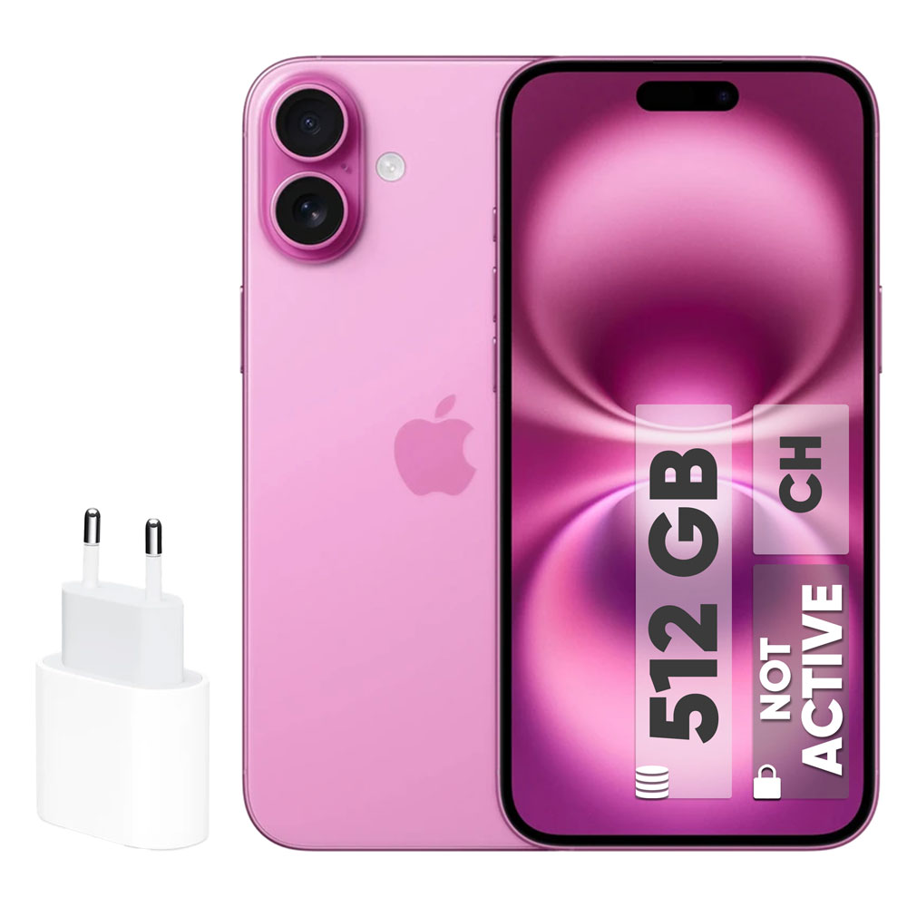 گوشی موبایل اپل مدل iPhone 16 Plus CH دو سیم کارت ظرفیت 512 گیگابایت و رم 8 گیگابایت - به همراه شارژر